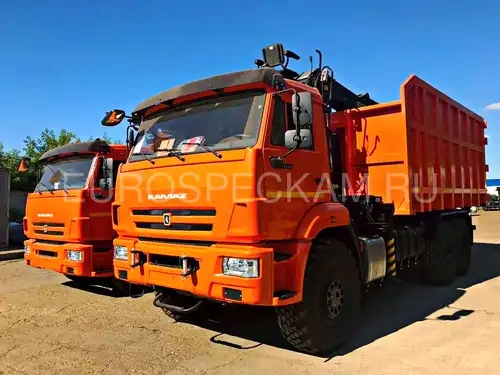 КАМАЗ 43118 ломовоз с Велмаш ОМТ-120М