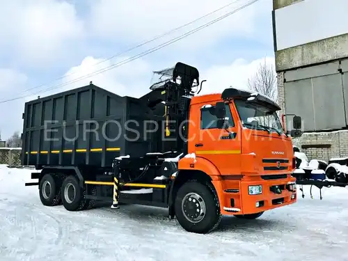 КАМАЗ 6520 ломовоз с Велмаш ОМТ-120М КАМАЗ 6520 ломовоз с Велмаш ОМТ-120М