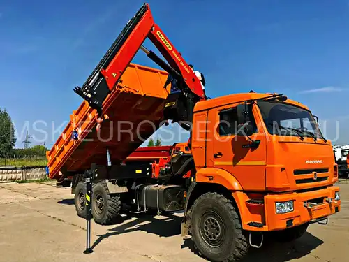 КАМАЗ 43118 самосвал с КМУ Palfinger Инман IM 150N КАМАЗ 43118 самосвал с КМУ Palfinger Инман IM 150N