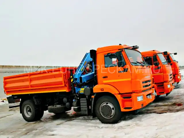КАМАЗ 43253 самосвал с КМУ Инман ИМ 55 КАМАЗ 43253 самосвал с КМУ Инман ИМ 55