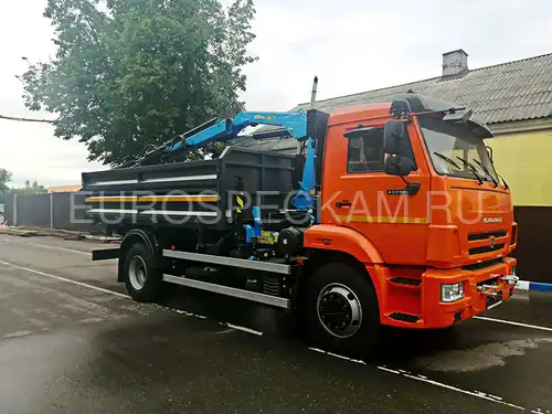КАМАЗ 43253 самосвал с КМУ Инман ИМ 77