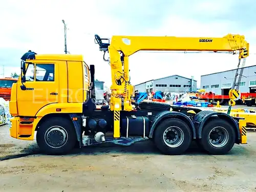 КАМАЗ 65116 седельный тягач с КМУ Soosan SCS 746L КАМАЗ 65116 седельный тягач с КМУ Soosan SCS 746L