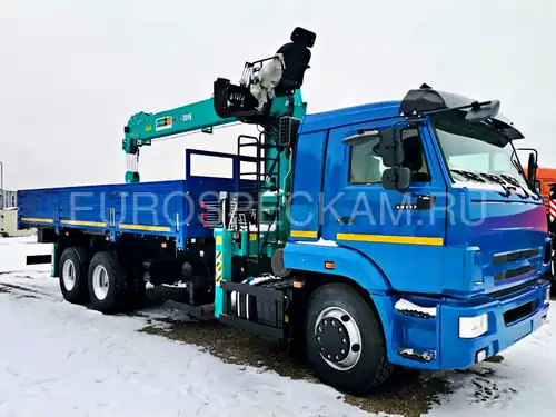 КАМАЗ 65117 бортовой с КМУ HKTC HLC-7016