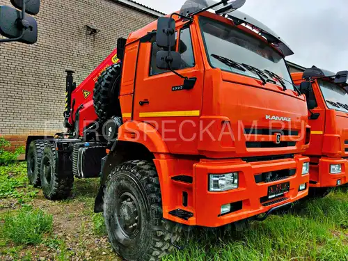 КАМАЗ 65221 седельный тягач с КМУ Palfinger PK 23500 A КАМАЗ 65221 седельный тягач с КМУ Palfinger PK 23500 A