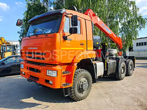 КАМАЗ 65225 седельный тягач с КМУ Kanglim KS2056H КАМАЗ 65225 седельный тягач с КМУ Kanglim KS2056H